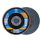 Pferd 4-1/2" x 7/8" A.H. POLIFAN Flap Disc - Z PSF STEELOX, Zirconia, 80 Grit, Conical 62054 - alternate 1